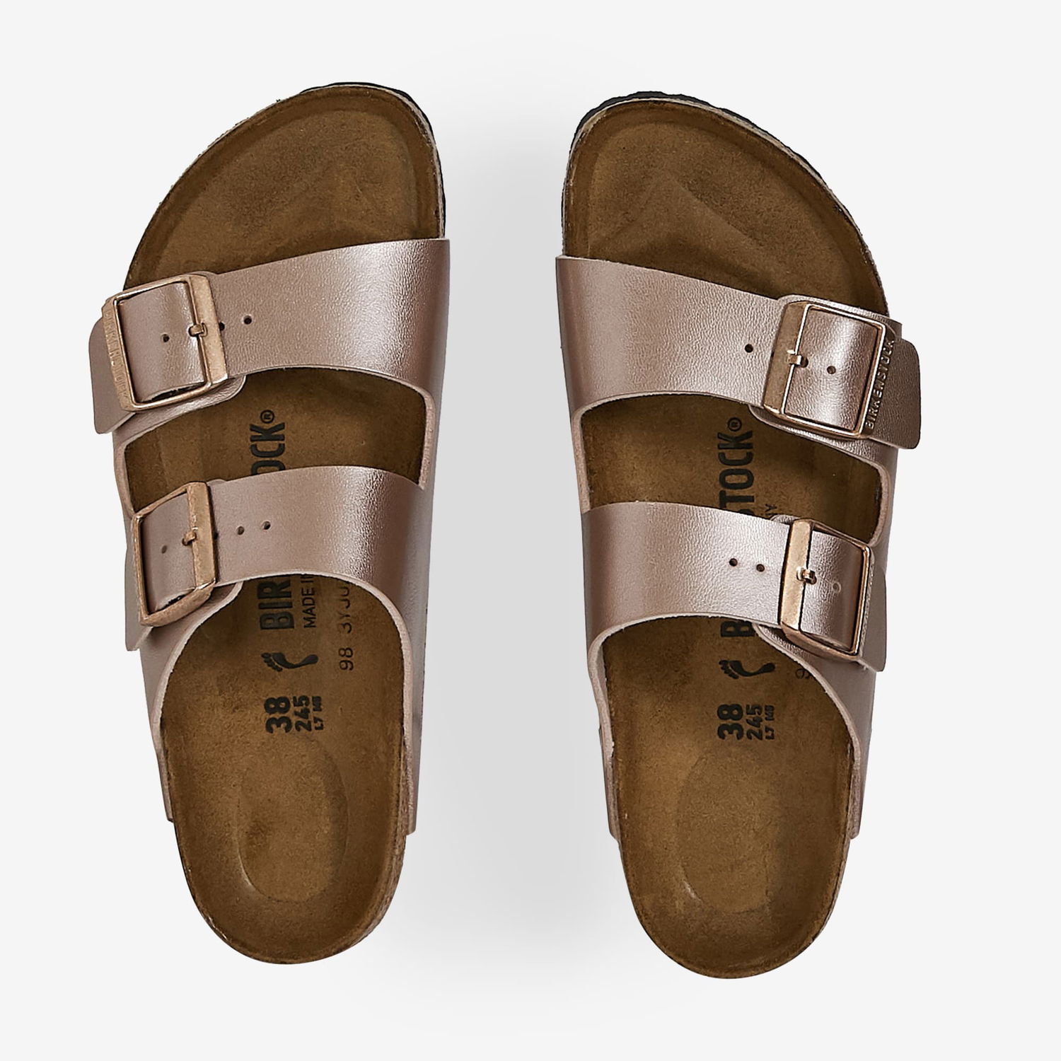 Tenisice i cipele Birkenstock Arizona Copper Rose Gold Metalik | 1023960, 1