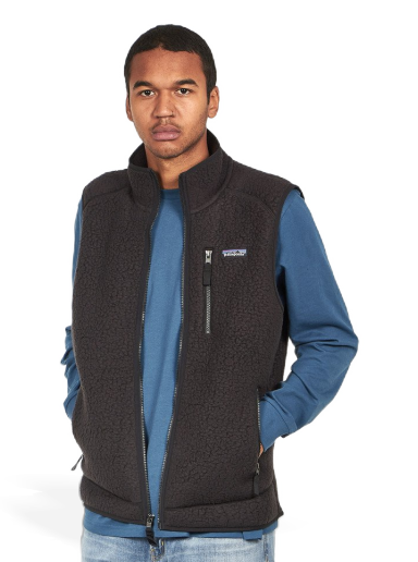 Prsluk Patagonia Retro Pile Vest Crna | 22821-BLK