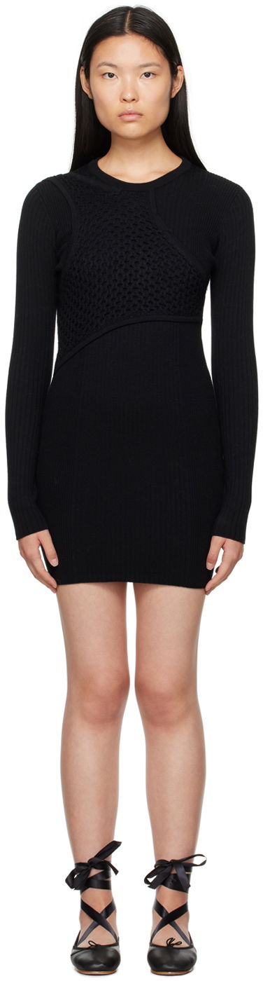 Haljina Feng Chen Wang Feng Chen Wang Layered Mini Dress Crna | FWF16KT12B