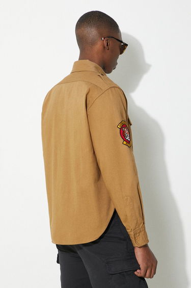 Košulja Human Made Boy Scout Regular Fit Shirt Smeđa | HM27SH001, 2