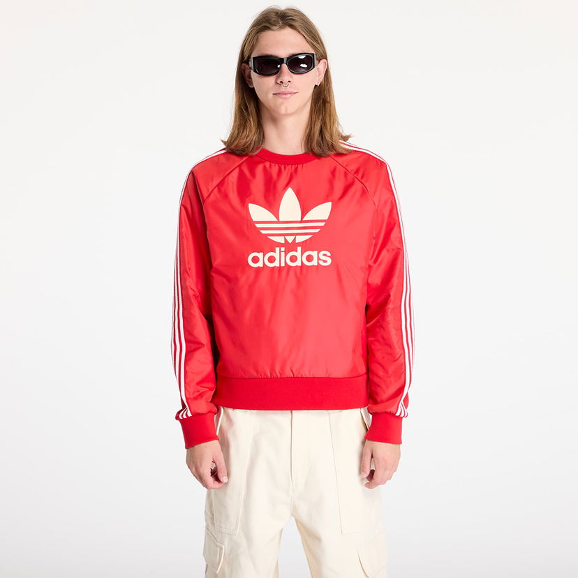 Dukserice adidas Originals Wales Bonner x Nylon Sweatshirt Better Scarlet Crvena | JE5994