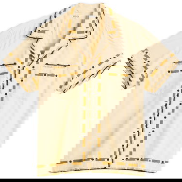 Košulja Bode Beaded Ryegrass Short Sleeve Shirt, Size Large Bež | MRF25SH018, 0