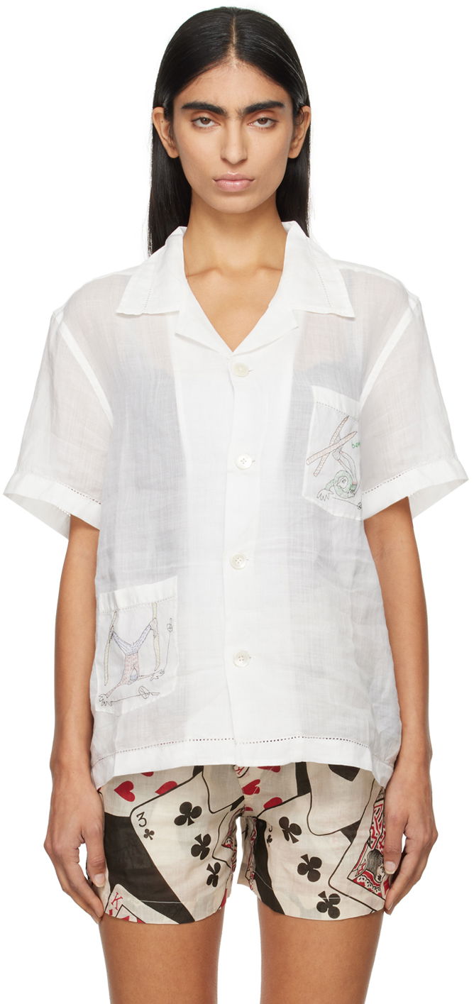 Košulja Bode Skiers Shirt Bijela | MRF24SH055