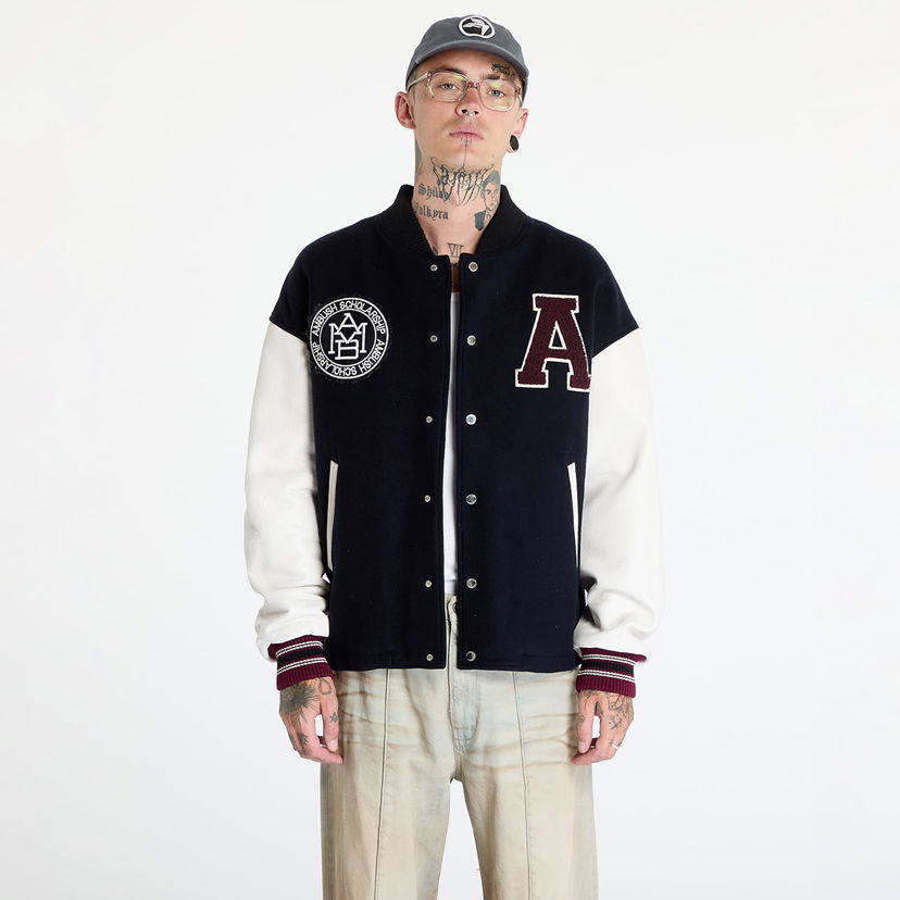 Jakna Ambush Stadium Jacket UNISEX Navy/ Russet Brown Smeđa | BMEK002F24FAB0014628