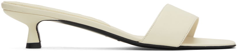 Dodaci Loulou de Saison Loulou de Saison Atrium Heeled Sandals Bijela | ATRIUM
