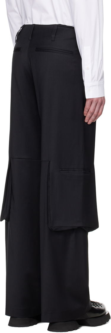 Cargo hlače HELIOT EMIL HELIOT EMIL Ferro Tailored Cargo Pants Crna | SS25_M_10_198_BLK01, 2