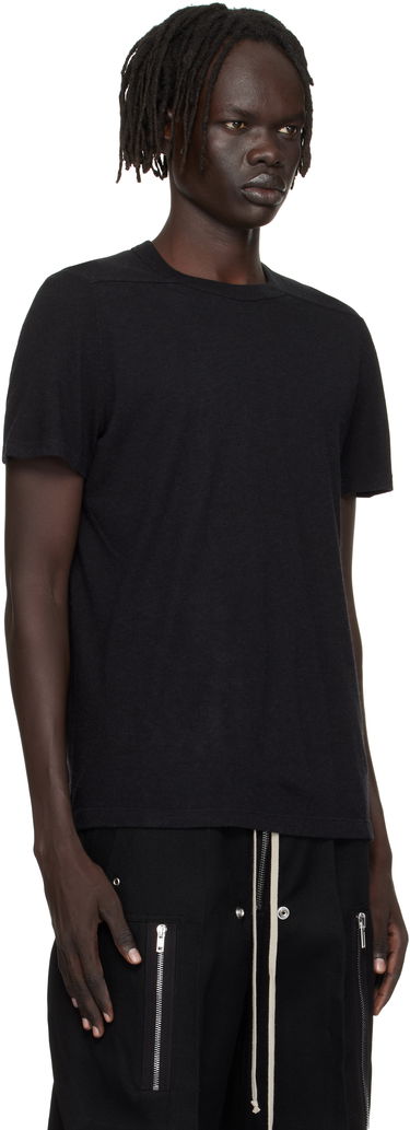 Majica kratkih rukava Rick Owens Rick Owens Concordians Short Level T-Shirt Crna | RU02E1265 JR, 1