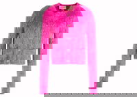 Brushed Knit Cardigan Pink