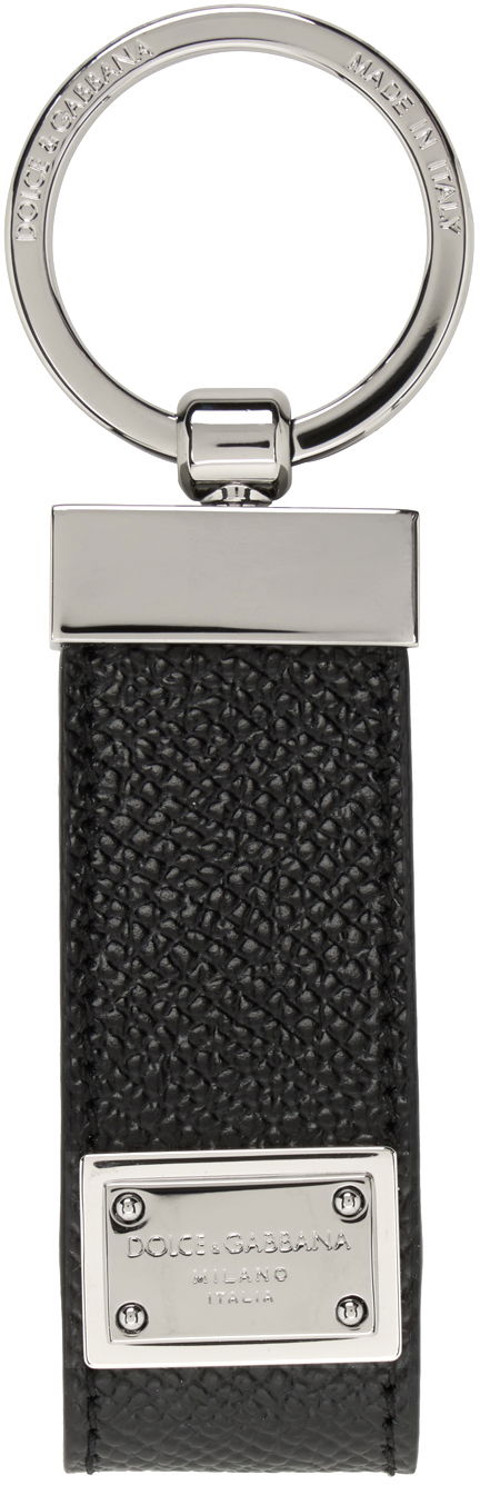 Privjesci za ključeve Dolce & Gabbana Black Dauphine Keychain Crna | BP1371AG219