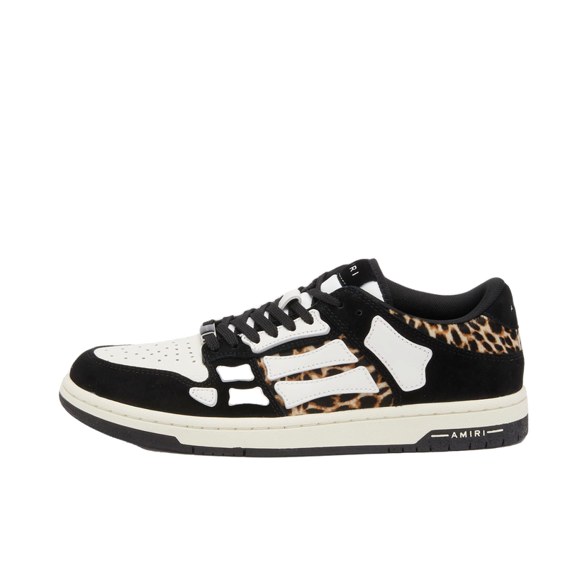 Tenisice i cipele AMIRI Leopard Skel Top Low Crna | AWFOSR1044-001