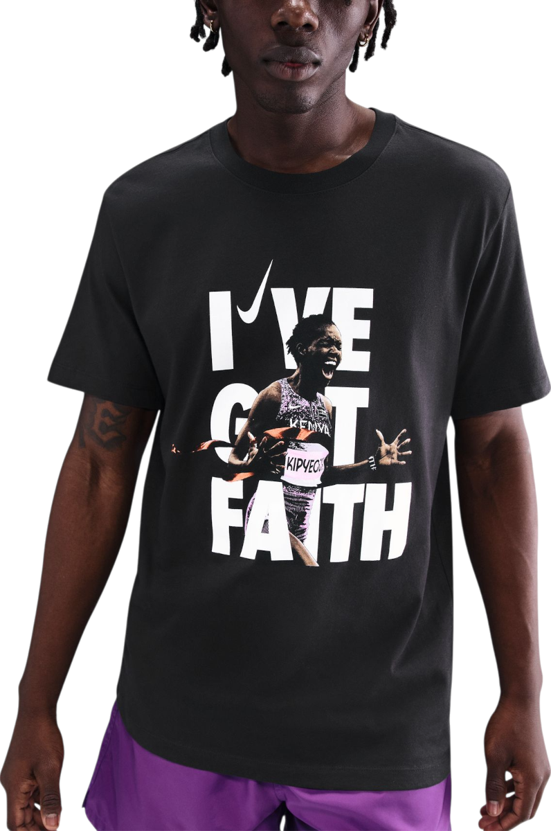 Majica kratkih rukava Nike Nike Kipyegon "I've Got Faith" T-Shirt Crna | ir1429-010