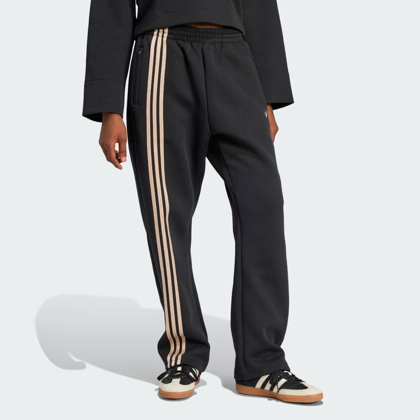 Trenirka adidas Performance Oversized 3-Stripes Sweatpants Crna | JJ0941