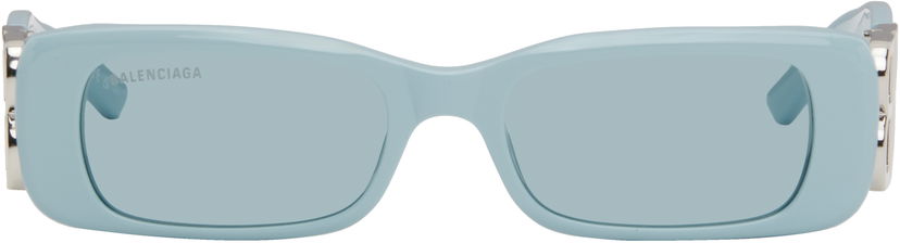 Sunčane naočale Balenciaga Balenciaga Dynasty Rectangle Sunglasses Plava | BB0096S-025