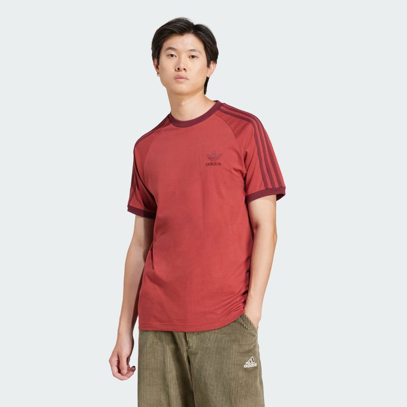Majica kratkih rukava adidas Performance Adicolor Classics 3-Stripes T-Shirt Crvena | JN7019