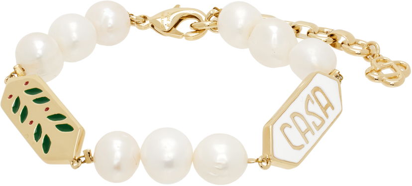 Narukvica Casablanca Laurel Pearl Bracelet Metalik | APS25-JW-091-01