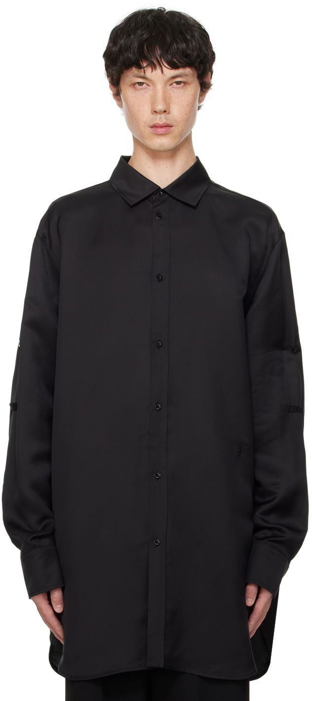 Košulja Jil Sander P.M. Shirt Crna | J24DL0012_J65014