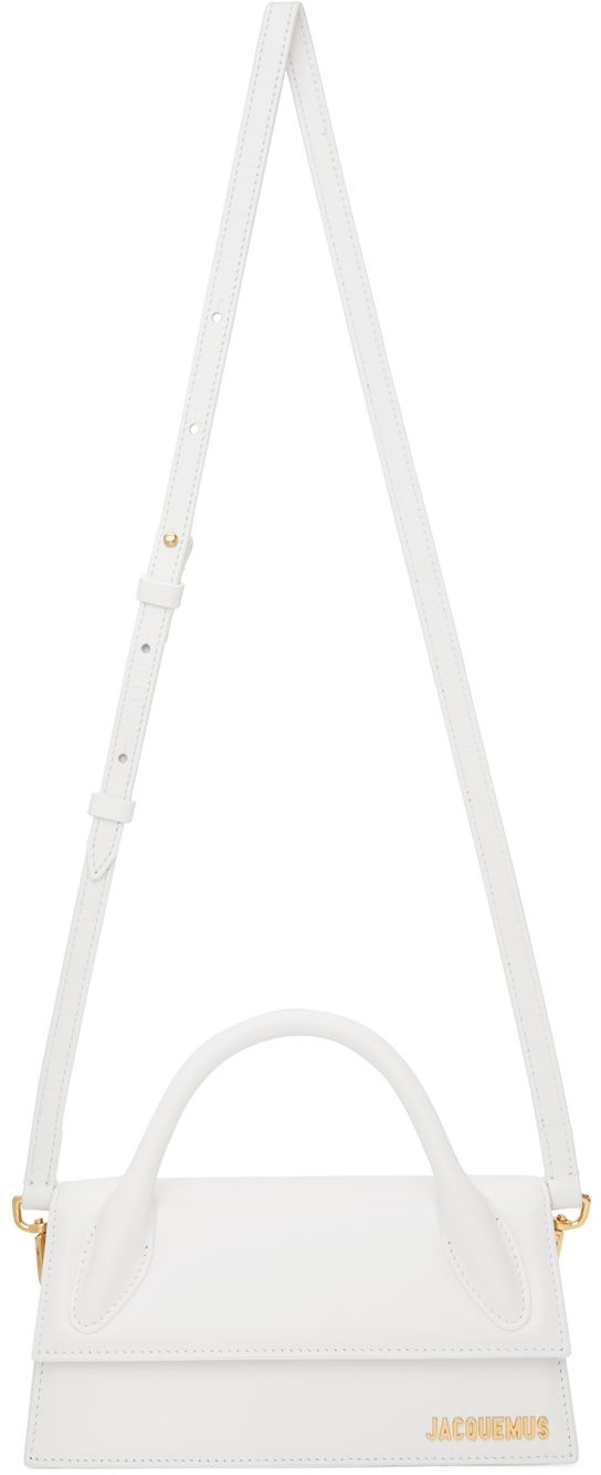 Torba za rame Jacquemus La Montagne 'Le Chiquito Long' Clutch Bijela | 213BA004-3000