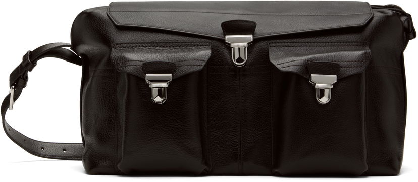 Torba za rame LEMAIRE Lemaire Week-End Gear Bag Crna | BG0083 LL0067