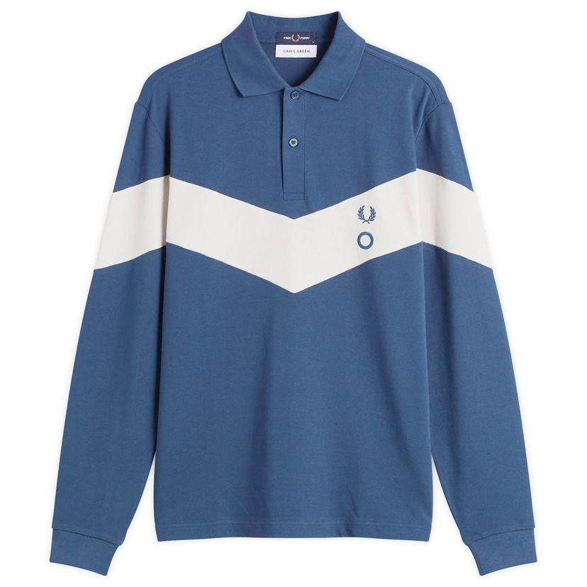 Polo majica Fred Perry x Craig Green Graphic Polo Shirt Plava | SM1143-A03