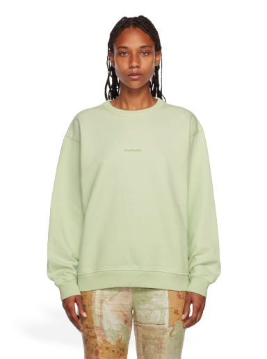 Dukserice Acne Studios Organic Cotton Sweatshirt Zelena | AI0067-