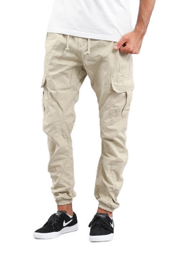 Cargo hlače Urban Classics Cargo Jogging Pants Bež | 031851