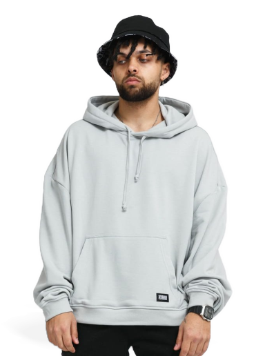 Dukserice Urban Classics 80's Hoody Siva | TB4154 Grey