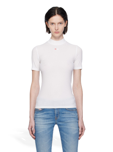 Majica kratkih rukava Diesel T-Mokky-Microdiv T-Shirt Bijela | A10398 0BLAN