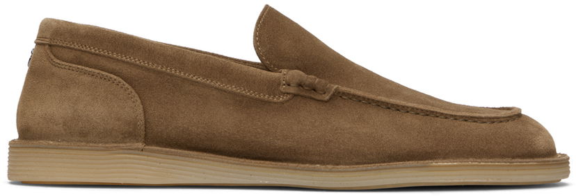 Tenisice i cipele Dolce & Gabbana Florio Ideal Suede Loafers Smeđa | A50593AS707