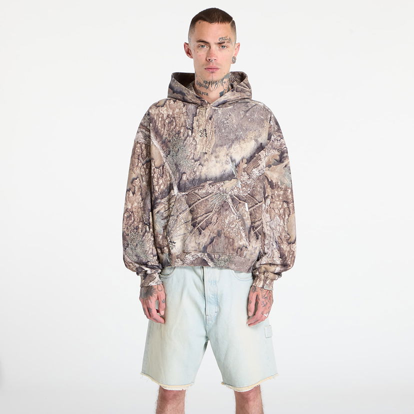 Dukserice Represent Clo REPRESENT Real Tree Camo Hoodie Smeđa | MLM100308-55