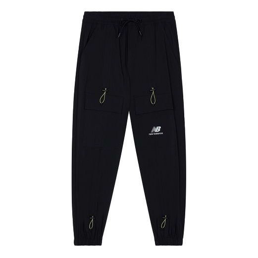 Cargo hlače New Balance Casual Sweatpants Crna | AMP13380-BK