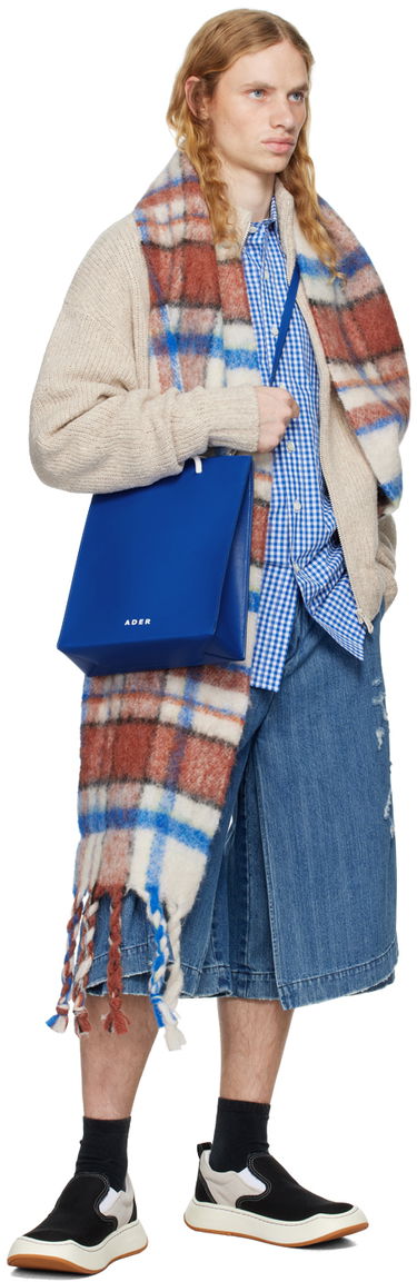 Šal ADER ERROR Plaid Muffler Scarf with Logo Patch Višebojno | BMADFWAC0404IV, 2
