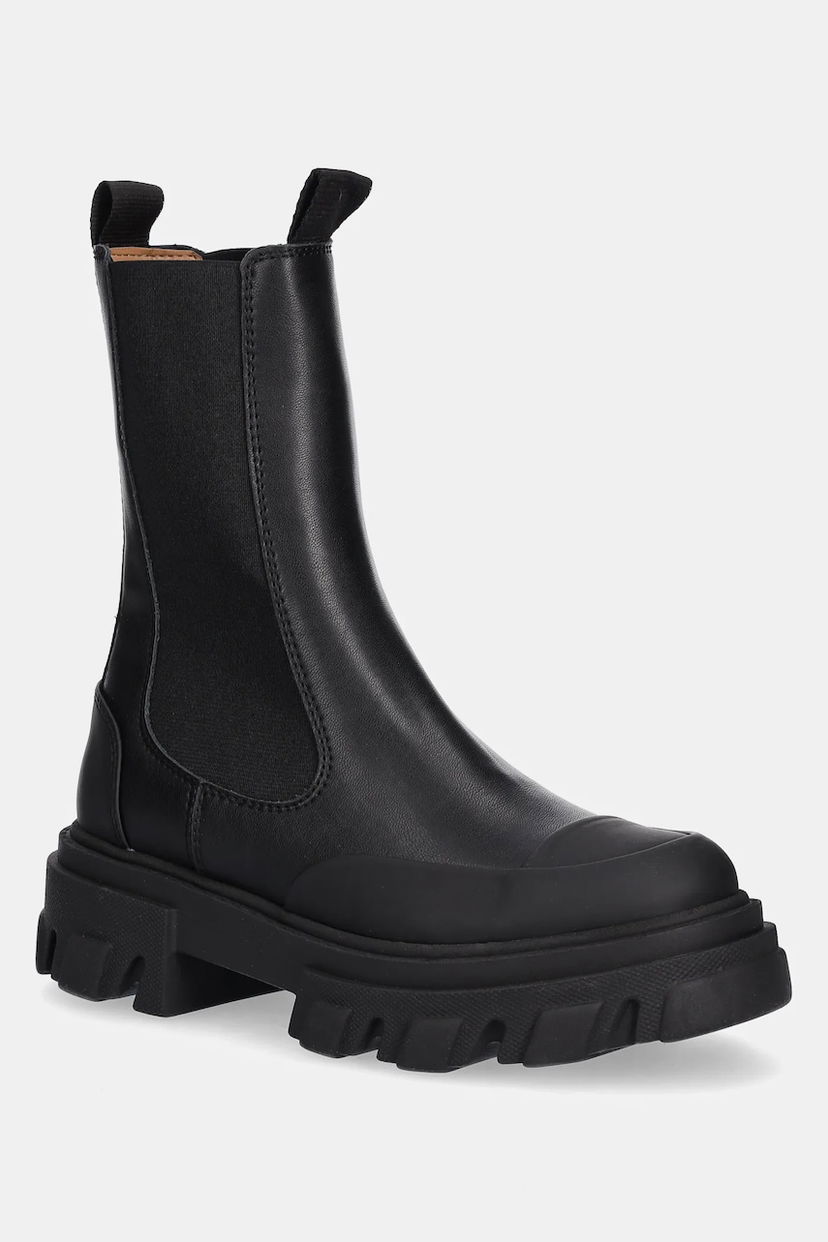 Tenisice i cipele GANNI GANNI Cleated Low Chelsea Boots Crna | S3238