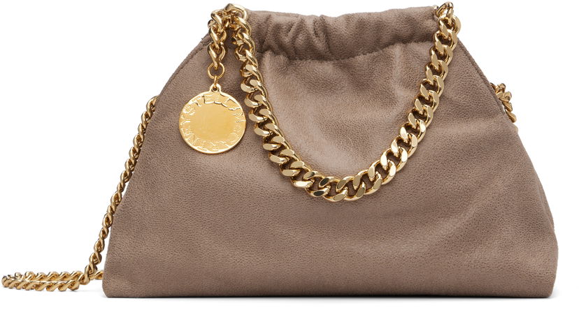 Ručna torbica Stella McCartney Stella McCartney Falabella Mini Drawstring Bag Bež | 7B0144W9355