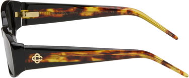 Sunčane naočale Casablanca Slim Square-Frame Tortoiseshell Temples Crna | EW-078-01, 2