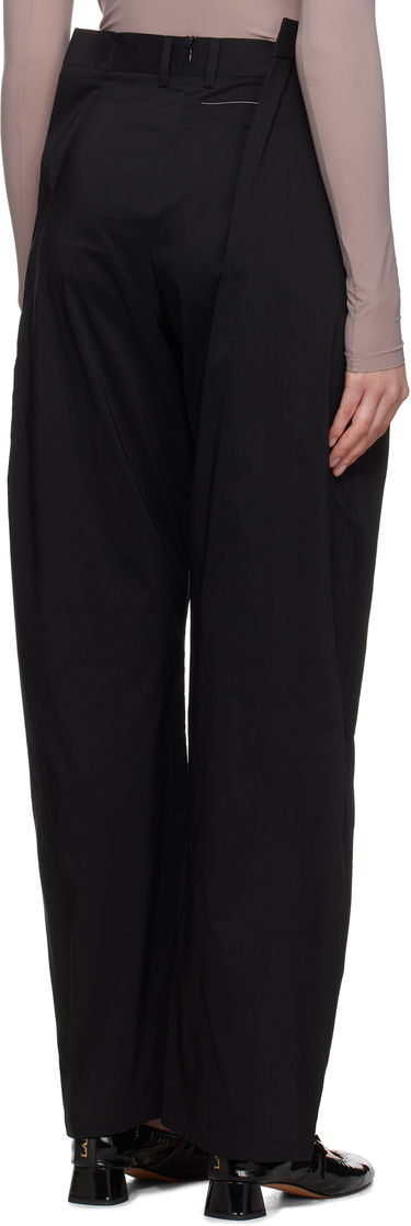 Hlače Maison Margiela MM6 Maison Margiela Shirting Darting Trousers Crna | S52KA0530 M35043, 2