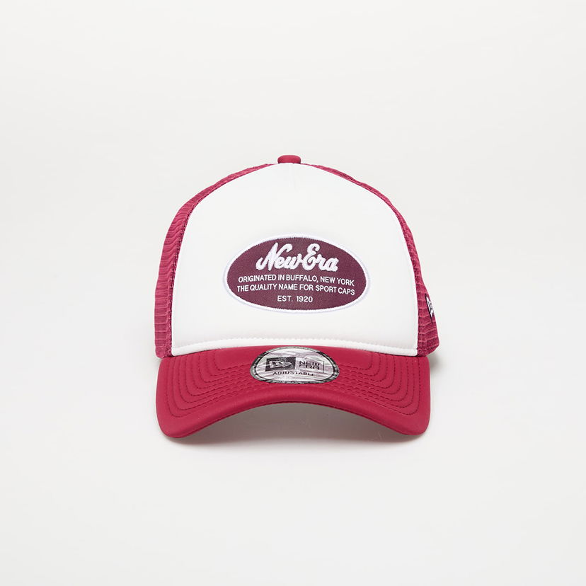 Kapa New Era 9FORTY AF Oval Foam Patch Trucker Cap Tamnocrvena | 60667664