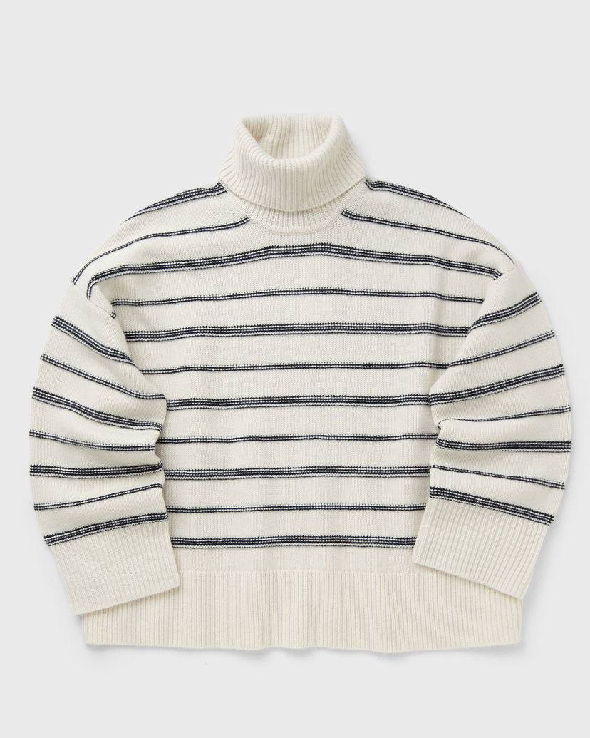 Džemper Samsoe Samsoe Striped Turtleneck Sweater Bijela | F25300177-CLR002299