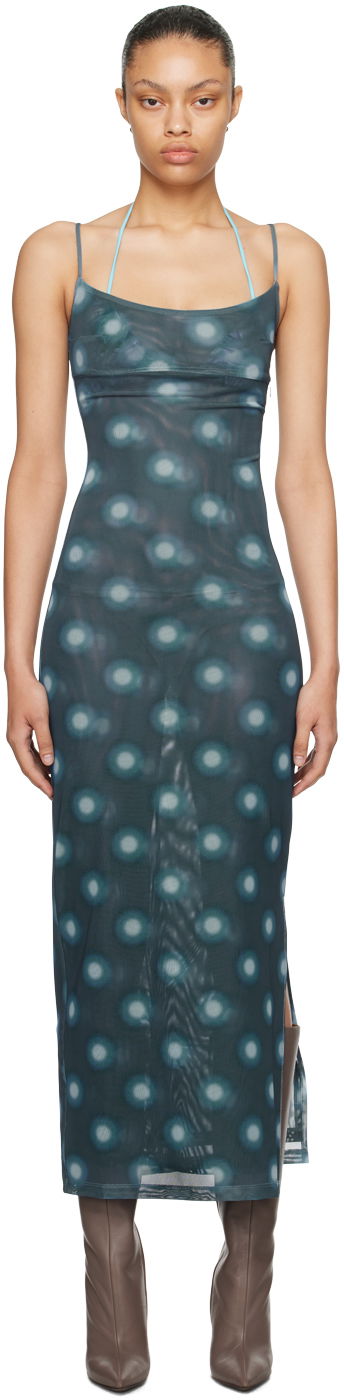 Haljina Miaou Miaou Thais Maxi Dress Plava | 5019PM1GRB