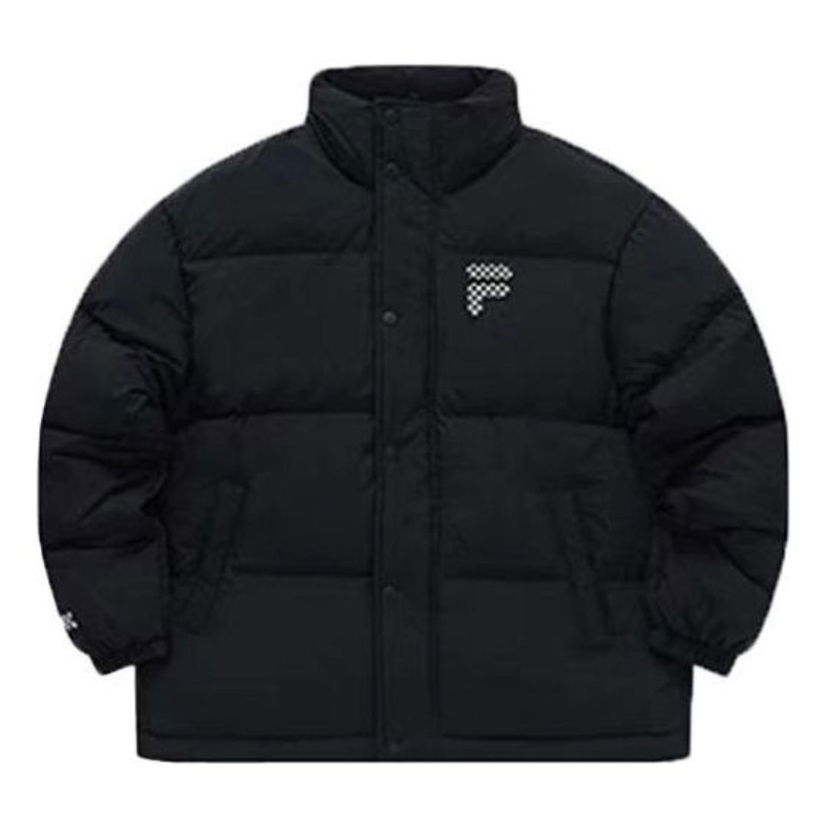 Pernata jakna FILA Fusion Logo Printed Down Jacket Crna | T11U343904F-BK