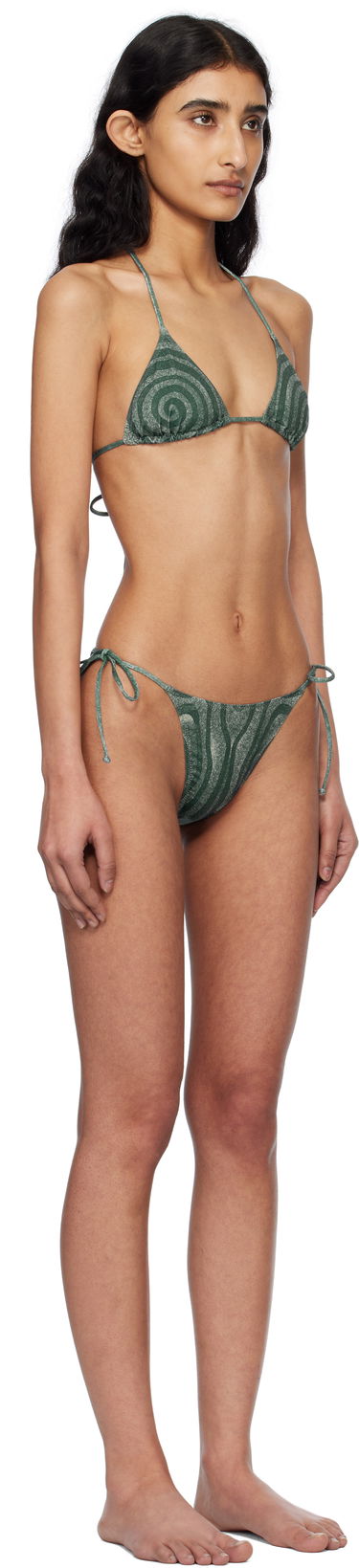 Kupaći kostimi Jean Paul Gaultier Jean Paul Gaultier 'The Spirale' Bikini Zelena | 25/34-F-BS024-J587-0351, 1