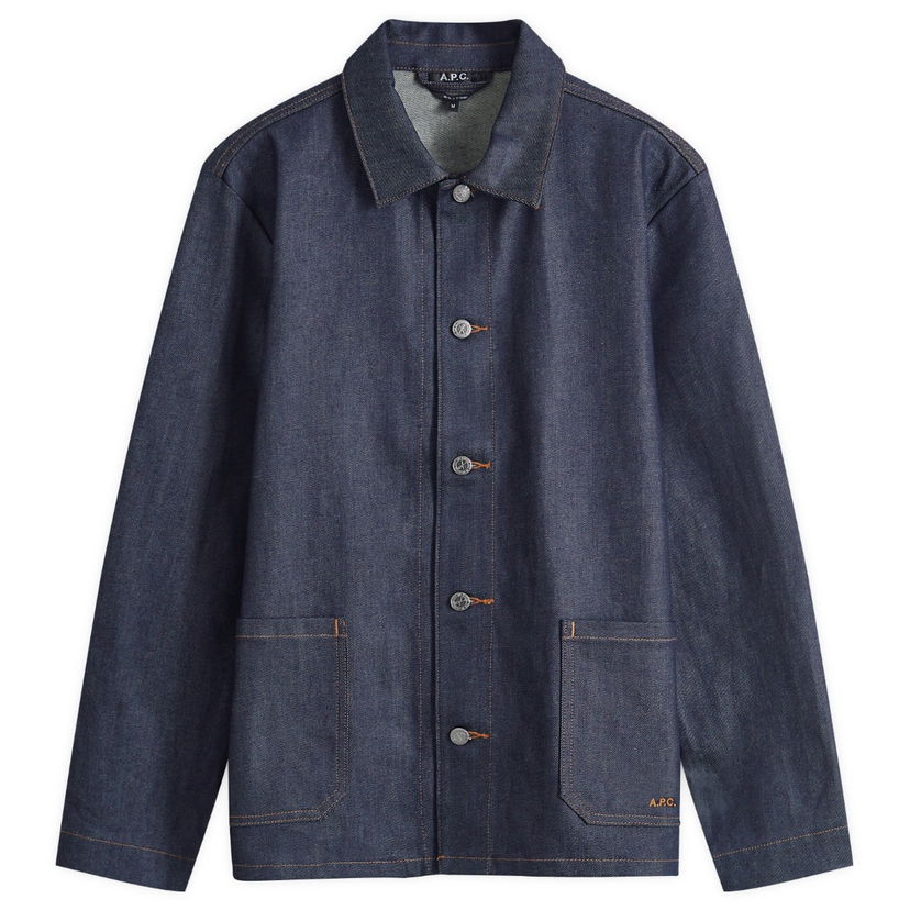 Jakna A.P.C. Kerlouan Denim Jacket Plava | COZZI-H03205-IAI