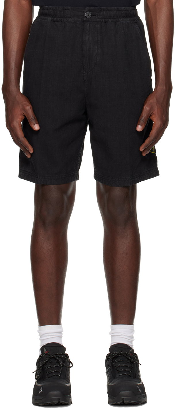 Kratke hlače Stone Island Comfort Shorts Crna | 8015L0530