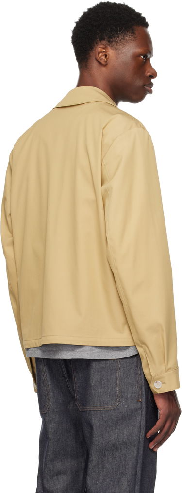 Jakna BOSS BECKHAM x BOSS Cotton Blend Zip-Up Jacket Bež | 50549075, 3