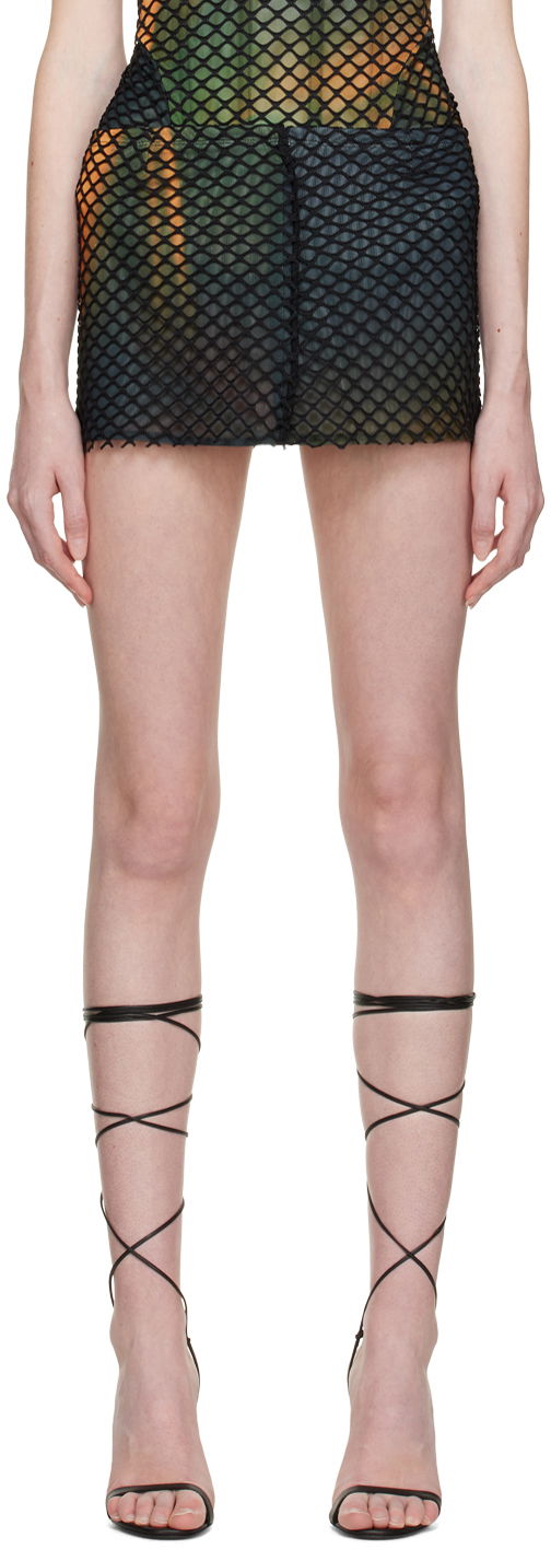 Suknja Miaou Miaou Fig Miniskirt Crna | 4016FNTAUR, 0