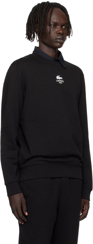 Dukserice Lacoste Lacoste Fleece Sweatshirt Crna | SH2736_031, 1