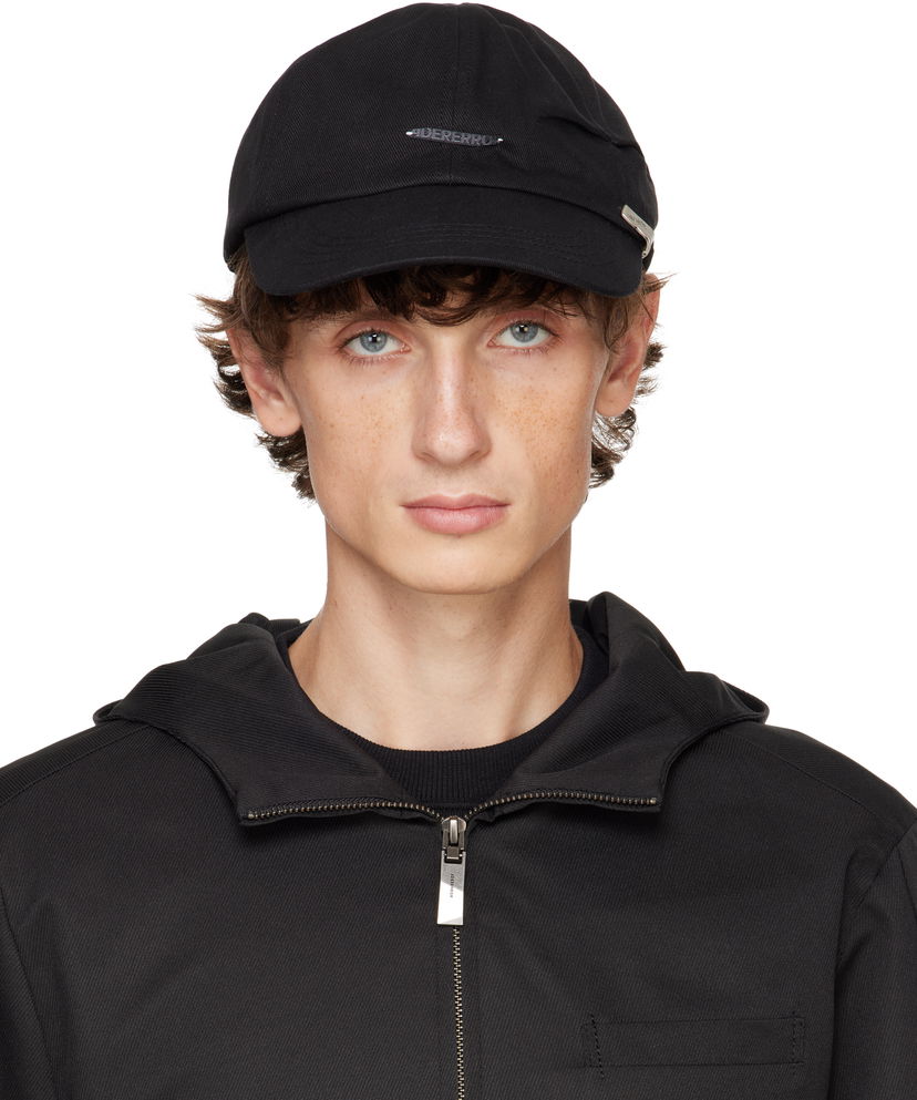 Kapa ADER ERROR Black Tetraight 107 Baseball Cap Crna | BN01FWHW0213BK