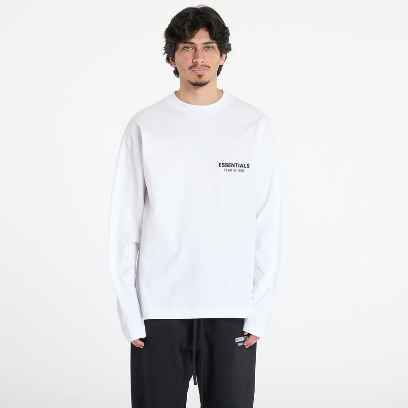 Majica kratkih rukava Fear of God Fear of God Essentials Classic Fit Long Sleeve Tee Bijela | 125AS254202F-120