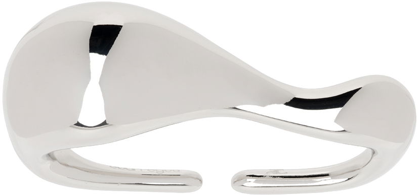 Prsten Courrèges Courrèges 3-Finger Drop Ring Metalik | 224ABG021LA0001