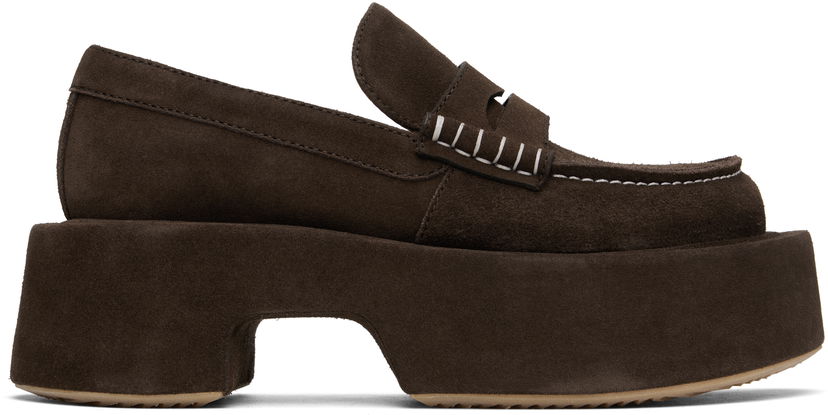 Tenisice i cipele JW Anderson JW Anderson Suede Platform Loafers Smeđa | FW0169-LA0240