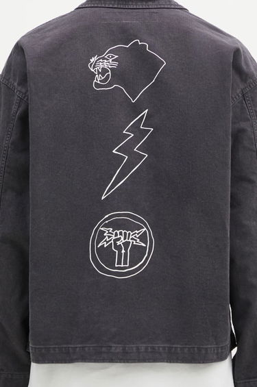 Jakna Neighborhood NEIGHBORHOOD Embroidered Cotton Jacket Crna | 242AQNH.JKM02, 4